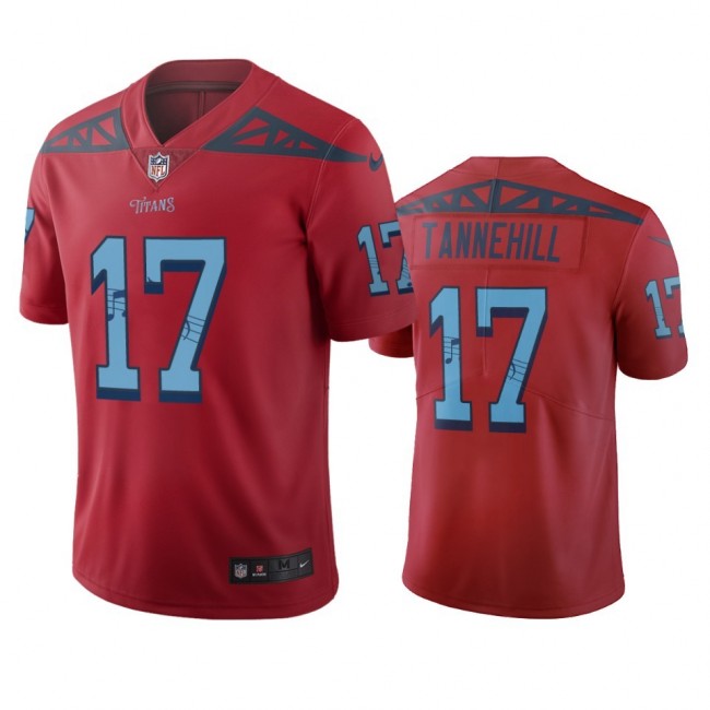 Tennessee Titans #17 Ryan Tannehill Red Vapor Limited City Edition NFL Jersey