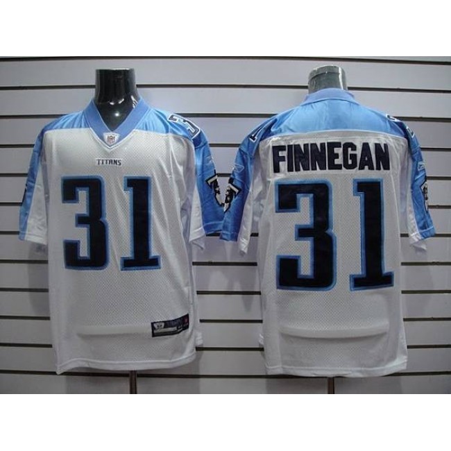 Titans #31 Cortland Finnegan Stitched White NFL Jersey