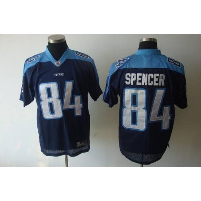 Titans #84 Owen Spencer Dark Blue Stitched NFL Jersey