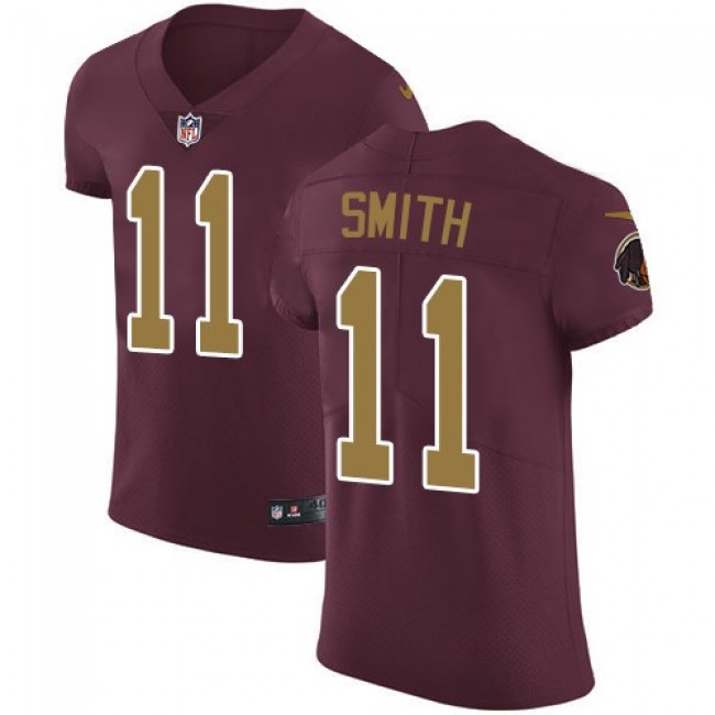 Nike Redskins #11 Alex Smith Burgundy Red Alternate Men's Stitched NFL Vapor Untouchable Elite Jersey