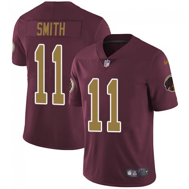 Nike Redskins #11 Alex Smith Burgundy Red Alternate Men's Stitched NFL Vapor Untouchable Limited Jersey