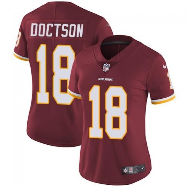 Women's Redskins #18 Josh Doctson Burgundy Red Team Color Stitched NFL Vapor Untouchable Limited Jersey