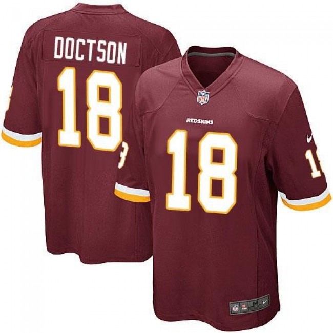 Washington Redskins #18 Josh Doctson Burgundy Red Team Color Youth Stitched NFL Elite Jersey