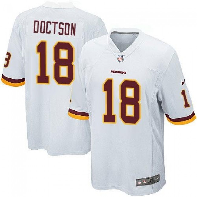 Washington Redskins #18 Josh Doctson White Youth Stitched NFL Elite Jersey