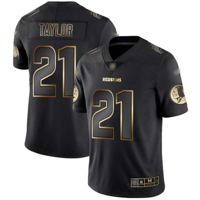 Nike Redskins #21 Sean Taylor Black/Gold Men's Stitched NFL Vapor Untouchable Limited Jersey