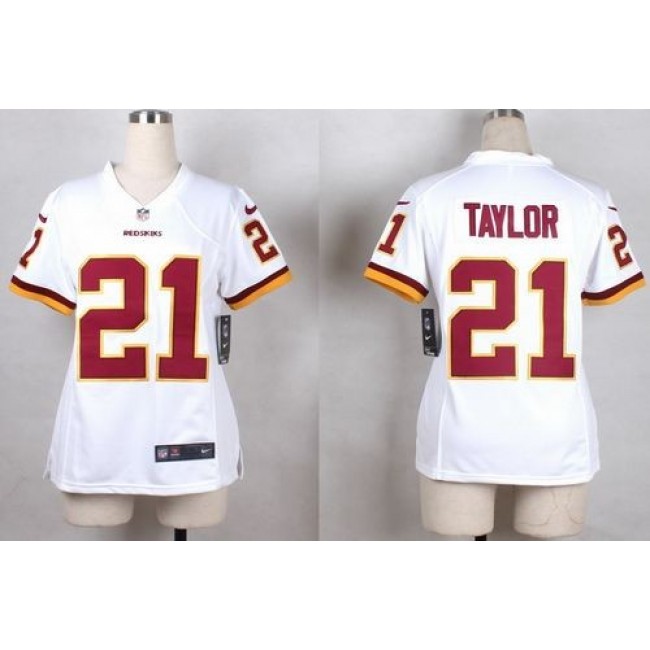 Washington Redskins #21 Sean Taylor White Youth Stitched NFL Elite Jersey