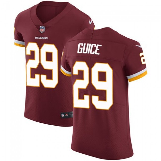 Nike Redskins #29 Derrius Guice Burgundy Red Team Color Men's Stitched NFL Vapor Untouchable Elite Jersey