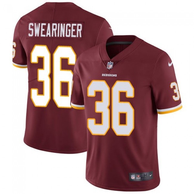 Washington Redskins #36 D.J. Swearinger Burgundy Red Team Color Youth Stitched NFL Vapor Untouchable Limited Jersey