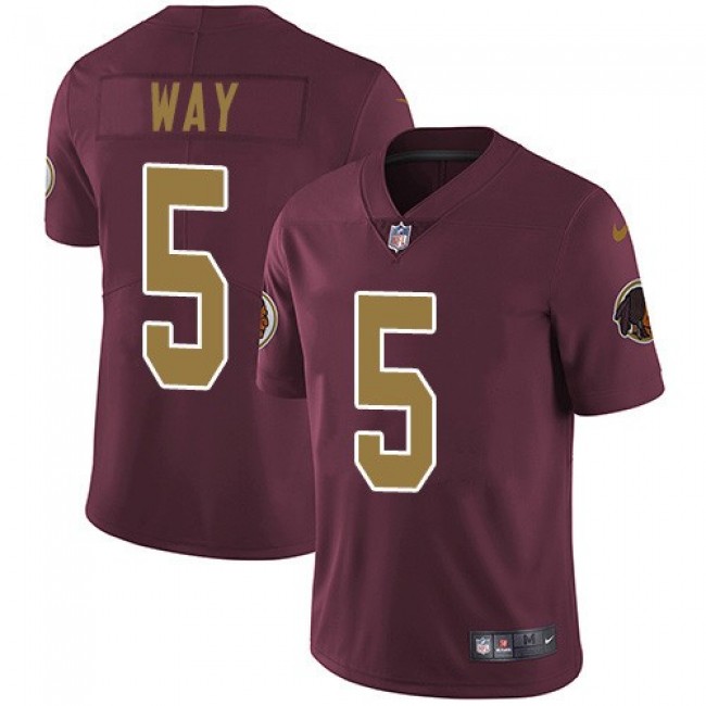 Nike Redskins #5 Tress Way Burgundy Alternate Men's Stitched NFL Vapor Untouchable Limited Jersey