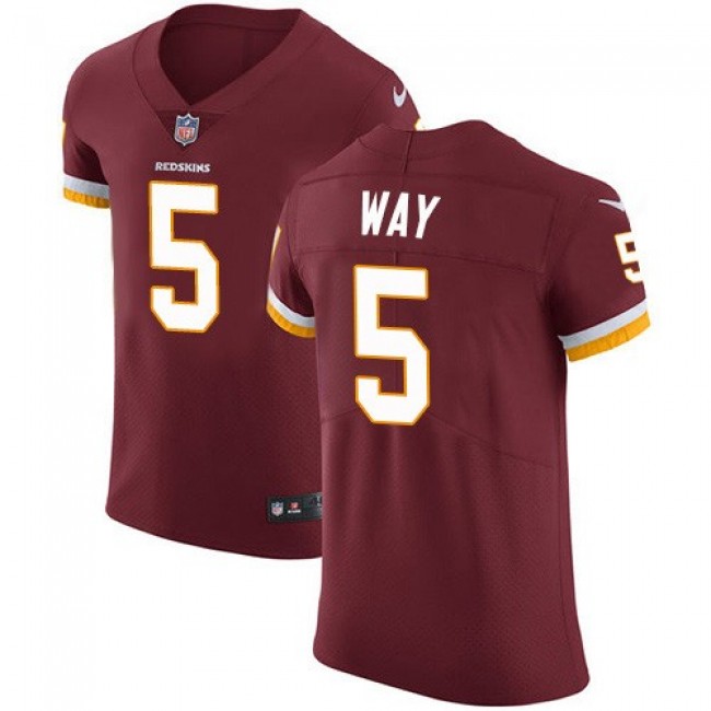 Nike Redskins #5 Tress Way Burgundy Team Color Men's Stitched NFL Vapor Untouchable Elite Jersey