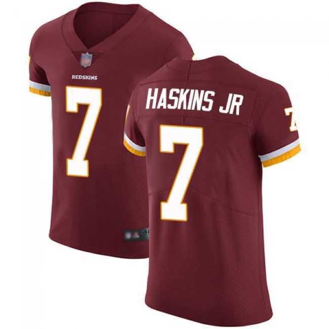 Nike Redskins #7 Dwayne Haskins Jr Burgundy Red Team Color Men's Stitched NFL Vapor Untouchable Elite Jersey