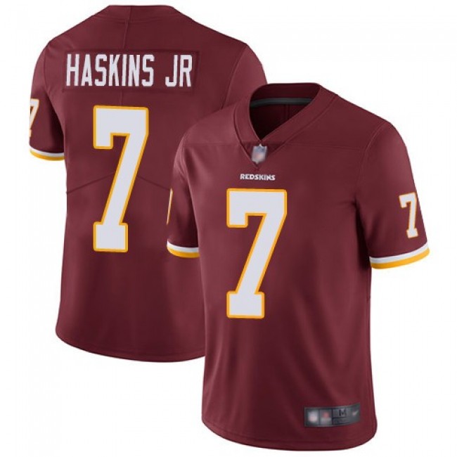 Nike Redskins #7 Dwayne Haskins Jr Burgundy Red Team Color Men's Stitched NFL Vapor Untouchable Limited Jersey