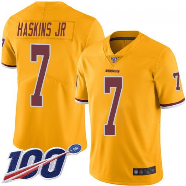 ريدوندو NFL Jersey US Top-Nike Redskins #7 Dwayne Haskins Jr Gold Men's ... ريدوندو