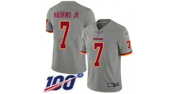 مكيف صحراوي كرتون how to wash NFL Jersey-Nike Redskins #7 Dwayne Haskins Jr Gray ... مكيف صحراوي كرتون