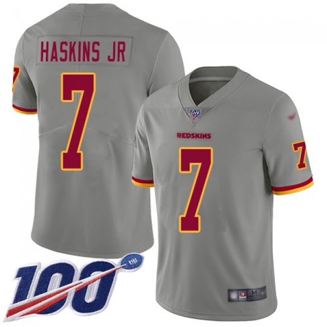 انتركم باناسونيك how to wash NFL Jersey-Nike Redskins #7 Dwayne Haskins Jr Gray ... انتركم باناسونيك