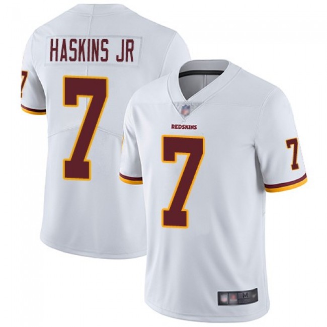 Nike Redskins #7 Dwayne Haskins Jr White Men's Stitched NFL Vapor Untouchable Limited Jersey