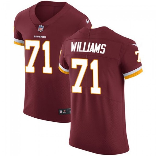 Nike Redskins #71 Trent Williams Burgundy Red Team Color Men's Stitched NFL Vapor Untouchable Elite Jersey