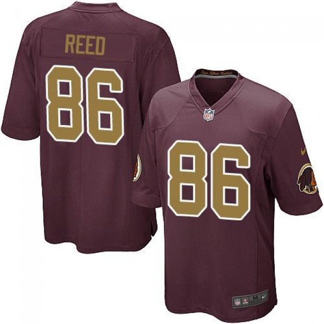 Washington Redskins #86 Jordan Reed Burgundy Red Alternate Youth Stitched NFL Elite Jersey