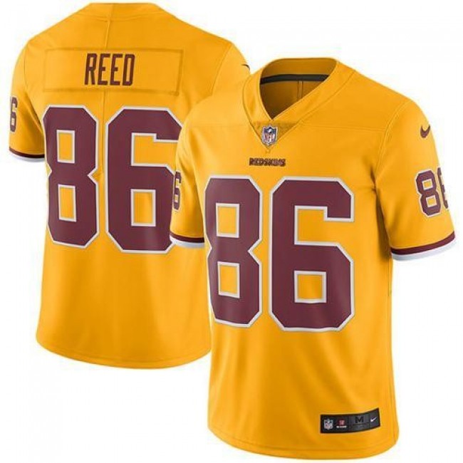 Washington Redskins #86 Jordan Reed Gold Youth Stitched NFL Limited Rush Jersey