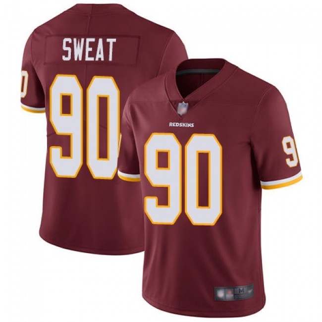 Nike Redskins #90 Montez Sweat Burgundy Red Team Color Men's Stitched NFL Vapor Untouchable Limited Jersey