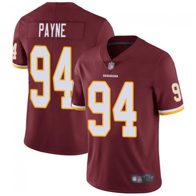 Nike Redskins #94 Da'Ron Payne Burgundy Red Team Color Men's Stitched NFL Vapor Untouchable Limited Jersey