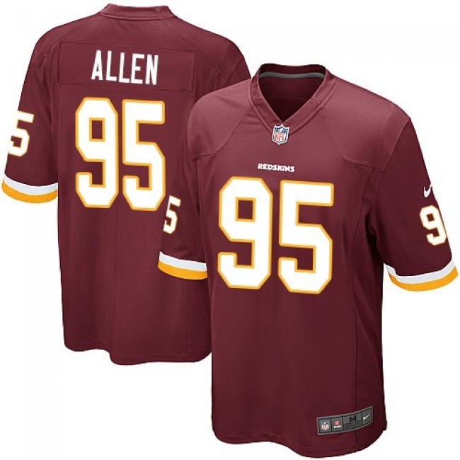 Washington Redskins #95 Jonathan Allen Burgundy Red Team Color Youth Stitched NFL Elite Jersey