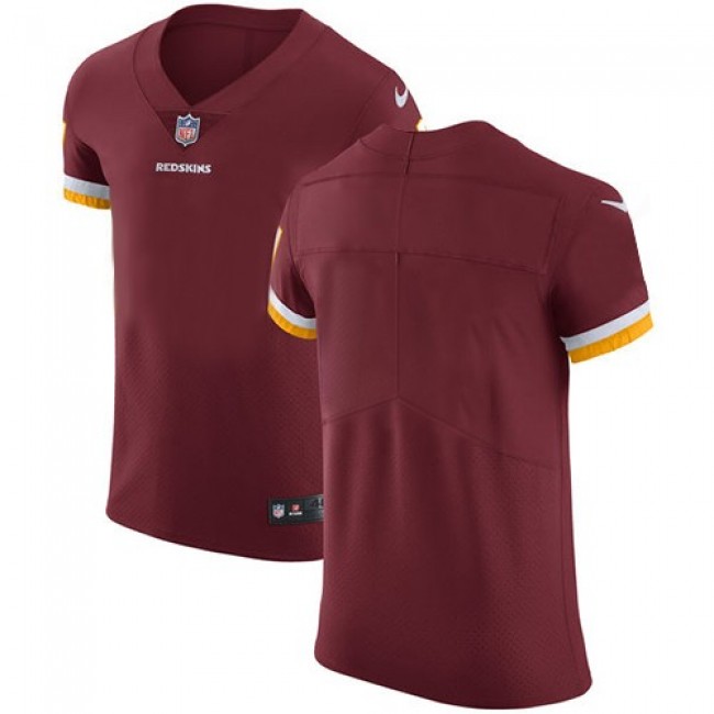 Nike Redskins Blank Burgundy Red Team Color Men's Stitched NFL Vapor Untouchable Elite Jersey