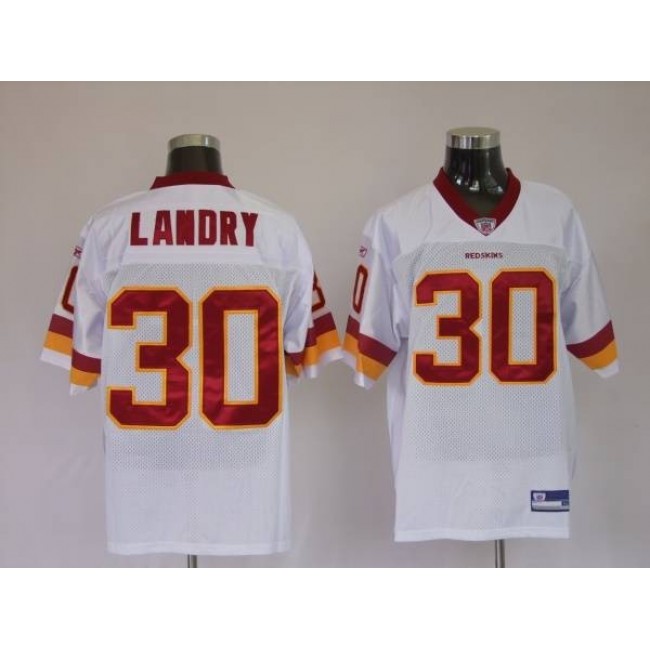 Redskins #30 LaRon Landry Stitched White NFL Jersey