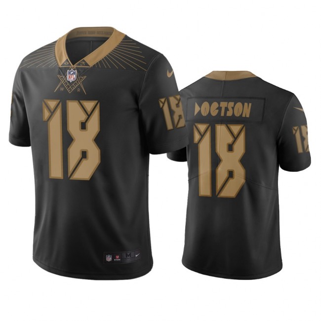 Washington Redskins #18 Josh Doctson Black Vapor Limited City Edition NFL Jersey