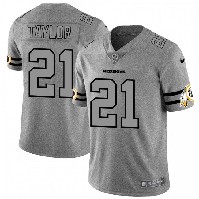 Washington Redskins #21 Sean Taylor Men's Nike Gray Gridiron II Vapor Untouchable Limited NFL Jersey