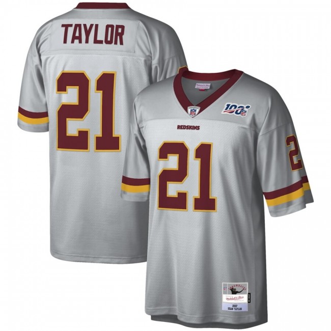 Washington Redskins #21 Sean Taylor Mitchell & Ness NFL 100 Retired Player Platinum Jersey