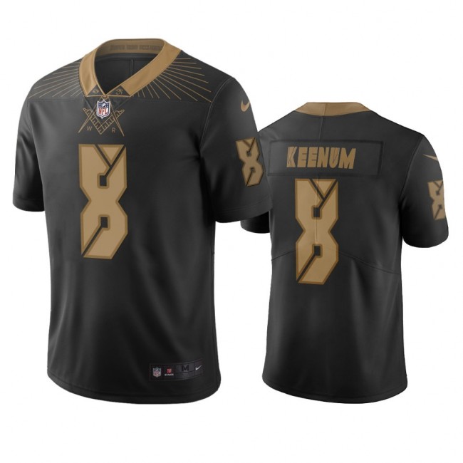 Washington Redskins #8 Case Keenum Black Vapor Limited City Edition NFL Jersey